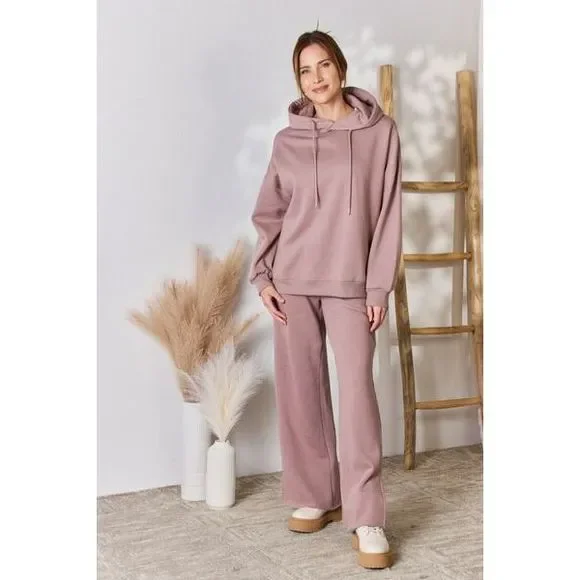 RISEN High Waist Slit Wide Leg pants - Picture 5 of 7